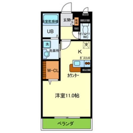 グランシャルムの物件間取画像